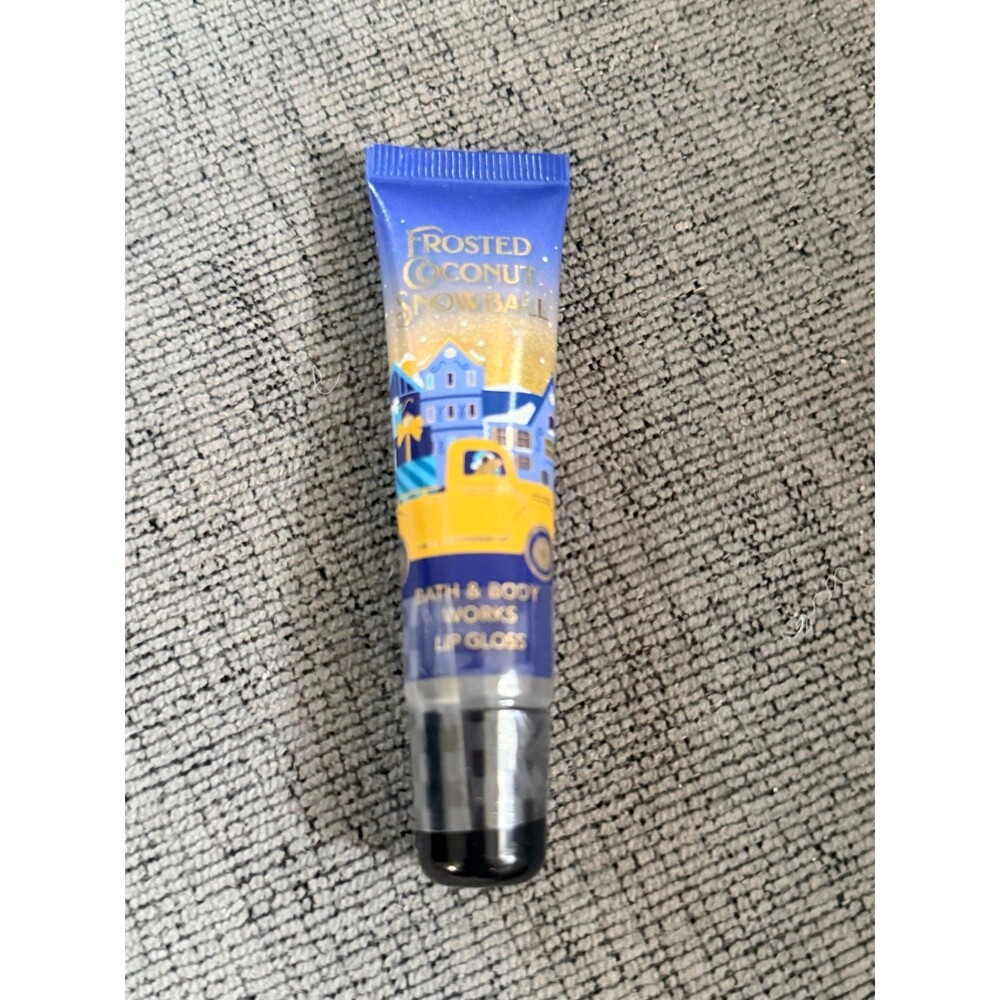 BBW Frosted Coconut Snowball Lip Gloss NEW sealed